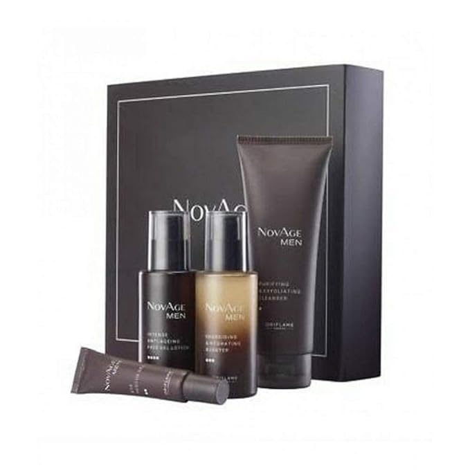 Nov Age Men Anti-Aging Skin Care Set for Ultimate Skin Full Of Set Skin Treatment by Sweden NOVAGE-VivaGrace Women