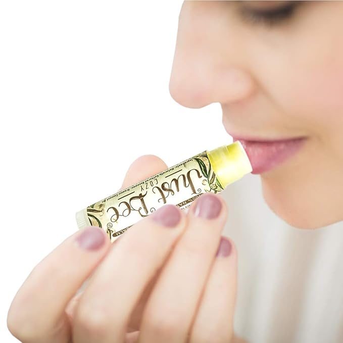 100% Natural Beeswax Lip Balm with Organic Oils (Cozy Vanilla, 4 pack)-VivaGrace Women