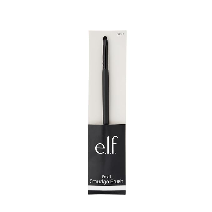 e.l.f. Small Smudge Brush for Precision Eyeshadow and Eyeliner, Synthetic-VivaGrace Women