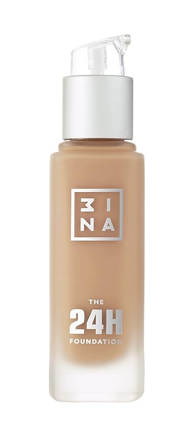 3INA The 24H Foundation 633-24H Long-Wearing Formula - Medium To High Buildable Coverage - Smooth Matte Finish - Expanded Shade Selection - Waterproof, Cruelty Free, Vegan Makeup - 1.01 Oz-VivaGrace Women