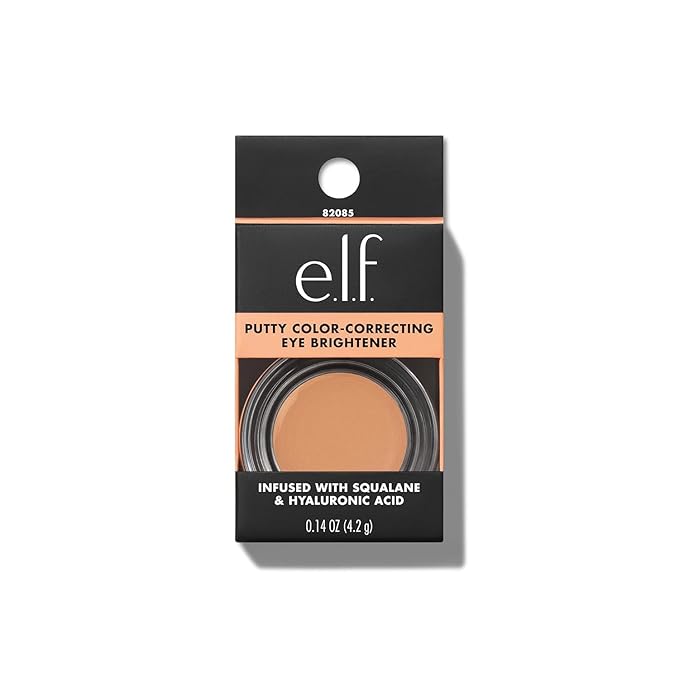 e.l.f. Putty Color-Correcting Eye Brightener, Under-eye Brightener & Primer Reduces Appearance Of Dark Circles, Vegan & Cruelty-Free, Light/Medium-VivaGrace Women