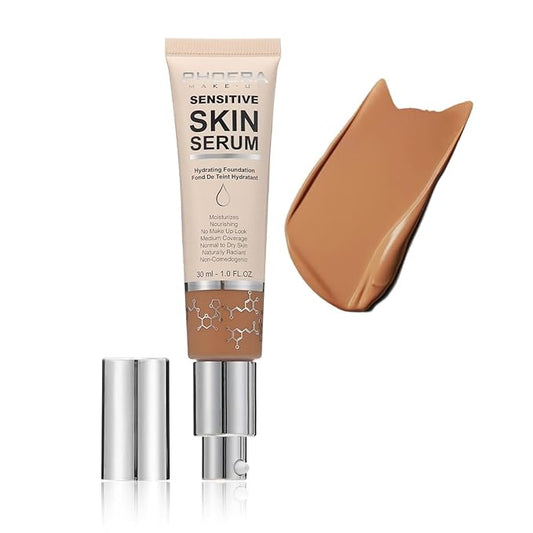 PHOERA Hydrating Serum Foundation,Flawless Full Coverage and Hypoallergenic Makeup Base Foundation. (N05 Tan, norm)-VivaGrace Women