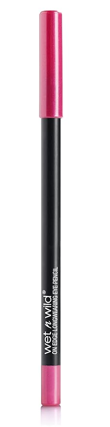 wet n wild Eyeliner Pencil On Edge Longwearing Eye Liner, Long Lasting, Smudge Proof, Fade Resistant, Highly Pigmented, Creamy Smooth Soft Gliding, Shock Therapy, Pink (Pack of 2)