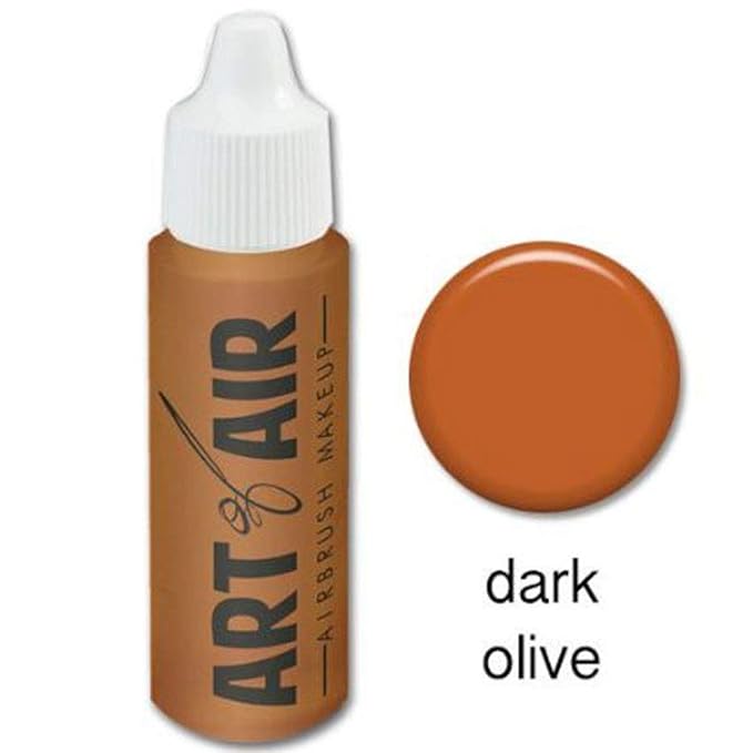 Airbrush Makeup - Foundation 1/2oz Bottle Choose Color (Dark Olive)-VivaGrace Women