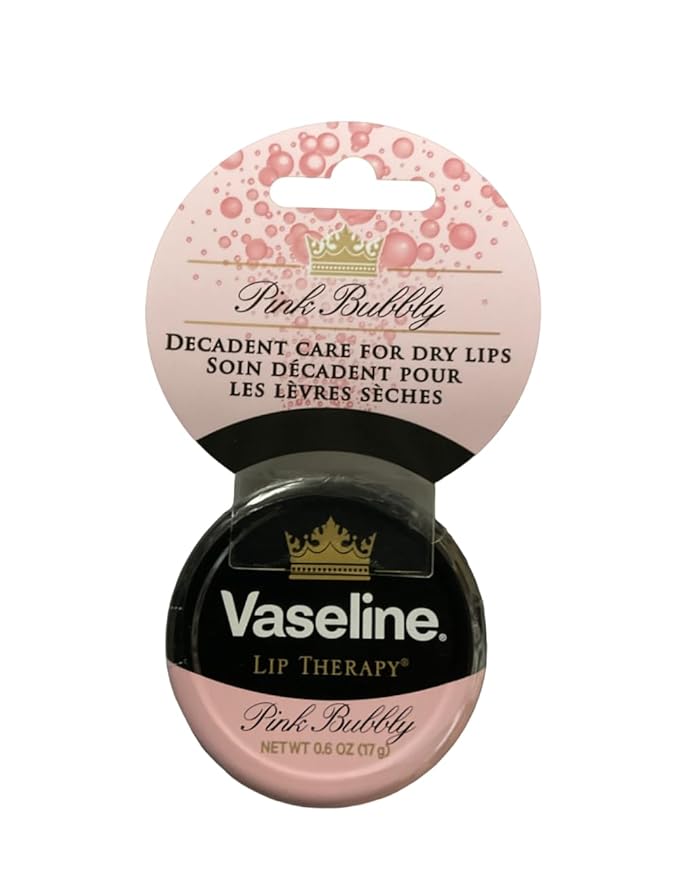 VASELINE Limited Edition Pink Bubbly Lip Therapy, 17g / 0.6 oz-VivaGrace Women