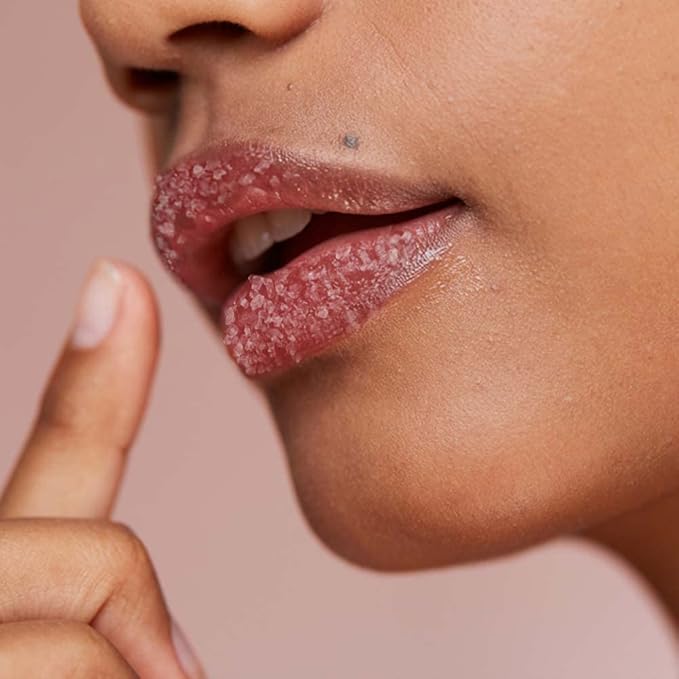 Lip Exfoliator Scrub and Lip Treatment - Gentle Lip Repair for Dry Cracked Lips and Lip Scrubs Exfoliator and Moisturizer - All Naturals Lip Brightening for Dark Lips (Cherry Honey)-VivaGrace Women