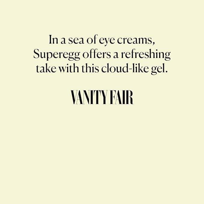 SUPEREGG Phyto Bounce Eye Contour Solution: For vibrancy and restoration. Concentrated solution cream with Tremella Mushroom and Peptides. 15ML / 0.5 FL OZ-VivaGrace Women