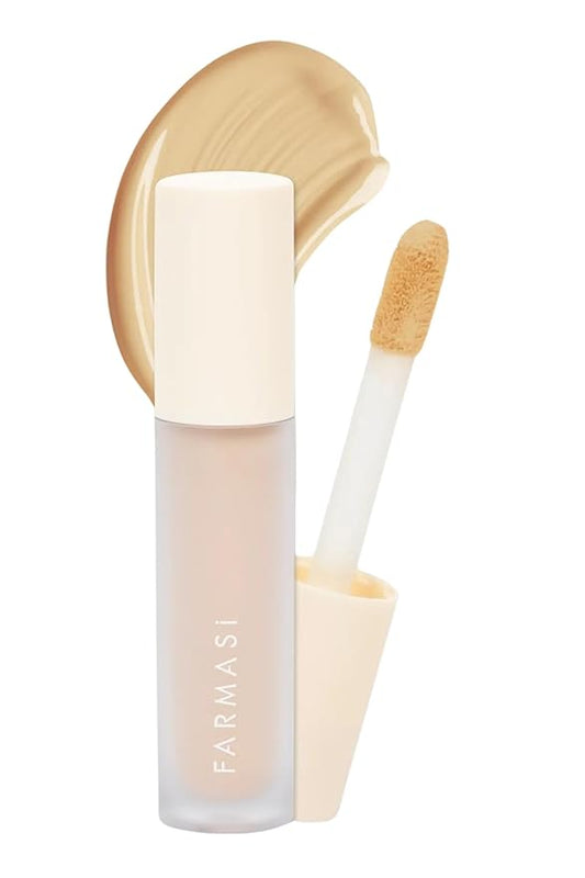 FARMASI Vfx Pro Liquid Concealer Makeup, All-in-one Full Coverage, Highly Pigmented Concealer for All Skin Type, Hide Shadows & Imperfections, Enhance Skin Fullness Foundation Concealer 0,24 Fl Oz W03-VivaGrace Women