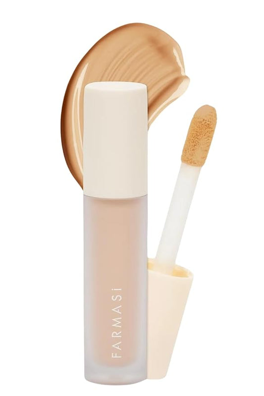 FARMASI Vfx Pro Liquid Concealer Makeup, All-in-one Full Coverage, Highly Pigmented Concealer for All Skin Type, Hide Shadows & Imperfections, Enhance Skin Fullness Foundation Concealer 0,24 Fl Oz C07-VivaGrace Women