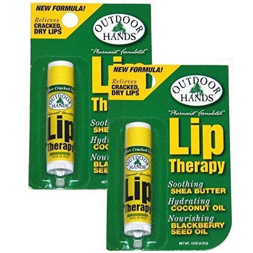 Lip Therapy, Shea Butter, Coconut Oil & Blackberry Seed Oil - 2pack-VivaGrace Women