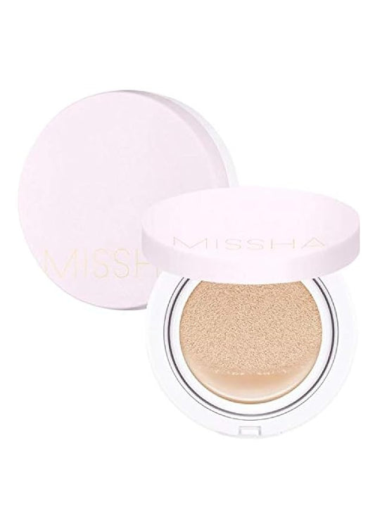MISSHA Magic Cushion Foundation No.21 (2 Pack) Light Beige for Bright Skin - Flawless Coverage,Dewy Finish,Easy Application for All Skin Types-VivaGrace Women