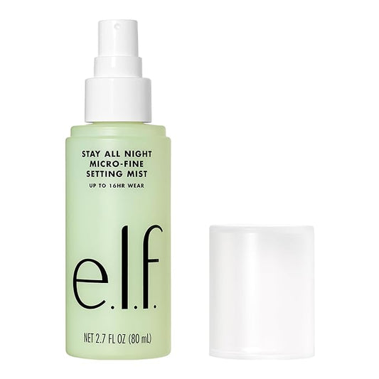 e.l.f. Stay All Night Micro-Fine Setting Mist, Hydrating & Refreshing Makeup Setting Spray For 16HR Wear-time, Vegan & Cruelty-Free, 2.7 Fl Oz-VivaGrace Women