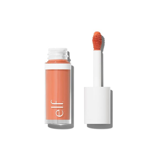 e.l.f. Camo Liquid Blush, Long-lasting Liquid Blush For High-pigment Color, Creates A Soft, Dewy Finish, Vegan & Cruelty-free, Peach Perfect-VivaGrace Women