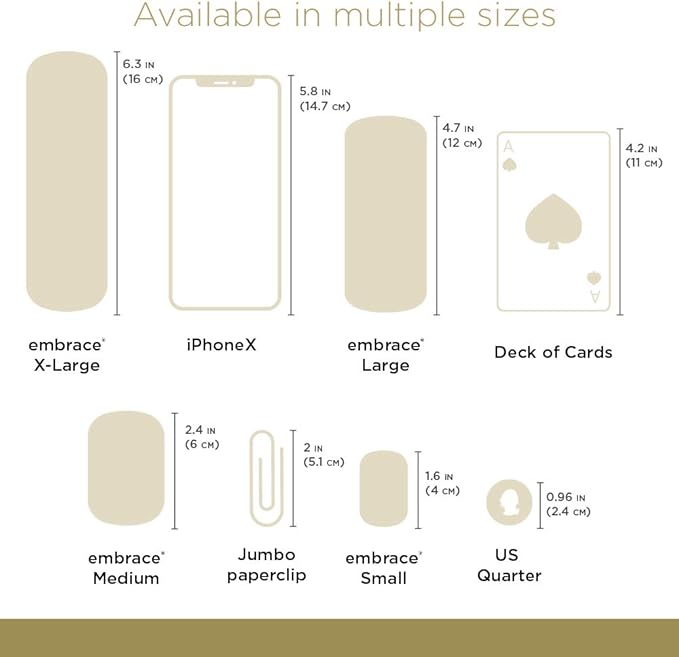 Embrace Scar Treatment, Silicone Sheets for New Scars with Active Scar Defense, Extra Large 6.3 Inch Sheets, 60 Day Supply (Recommended Treatment)-VivaGrace Women