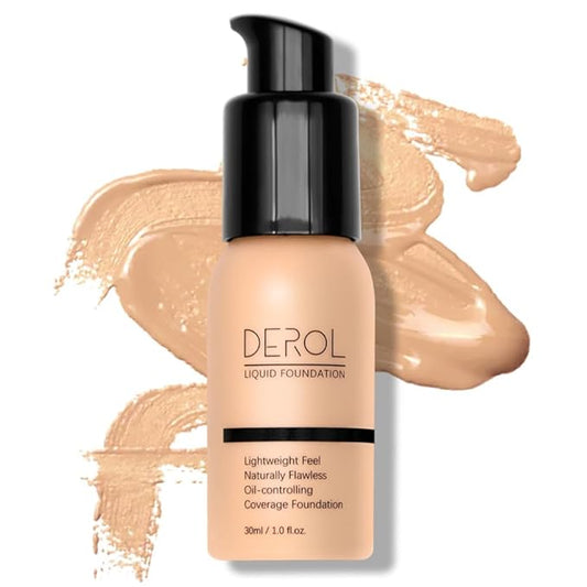 Foundation Full Coverage Liquid Foundation Cream - Lightweight Concealer - Suitable for All Skin Types (cheese 03)-VivaGrace Women