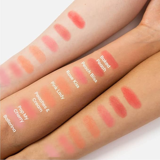 Revolution Beauty, Blusher Reloaded, Pressed Powder Face Blusher, Highly Pigmented & Long Lasting Formula, Rose Kiss, 0.26 Oz.-VivaGrace Women