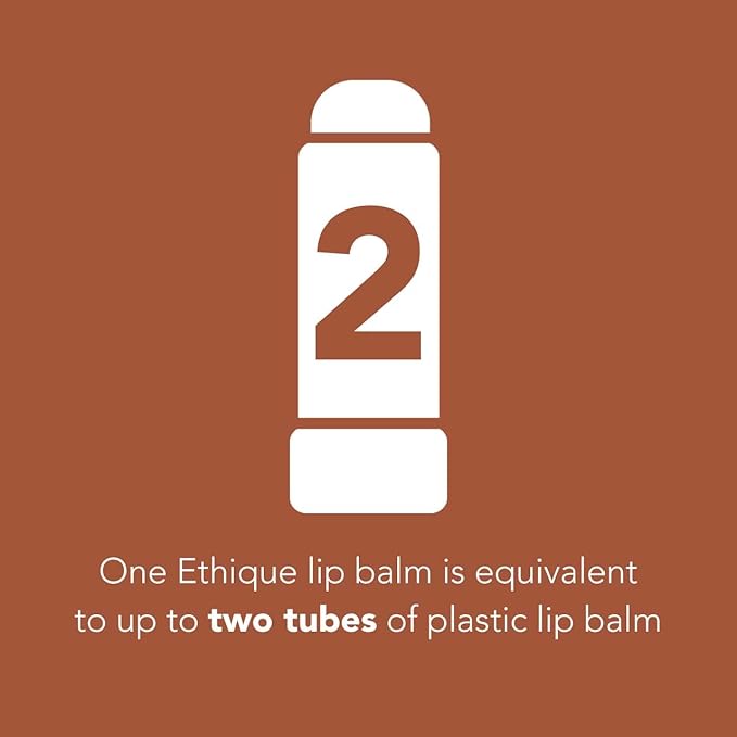 Ethique So Cocoa Nourishing Lip Balm - Plastic-Free, Vegan, Cruelty-Free, Eco-Friendly, 0.32 oz (Pack of 1)-VivaGrace Women