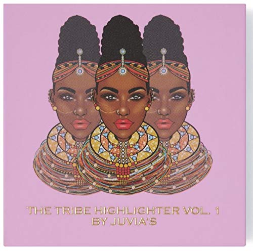 Juvia's Place Highlighter Tribe Glow Vol.1 - Highlighter Powder, Baked Highlighter, Shimmer Highlighter Makeup, Long-Wearing & Illuminating Cheek Highlighter - Suitable for Darker Skin Tones-VivaGrace Women