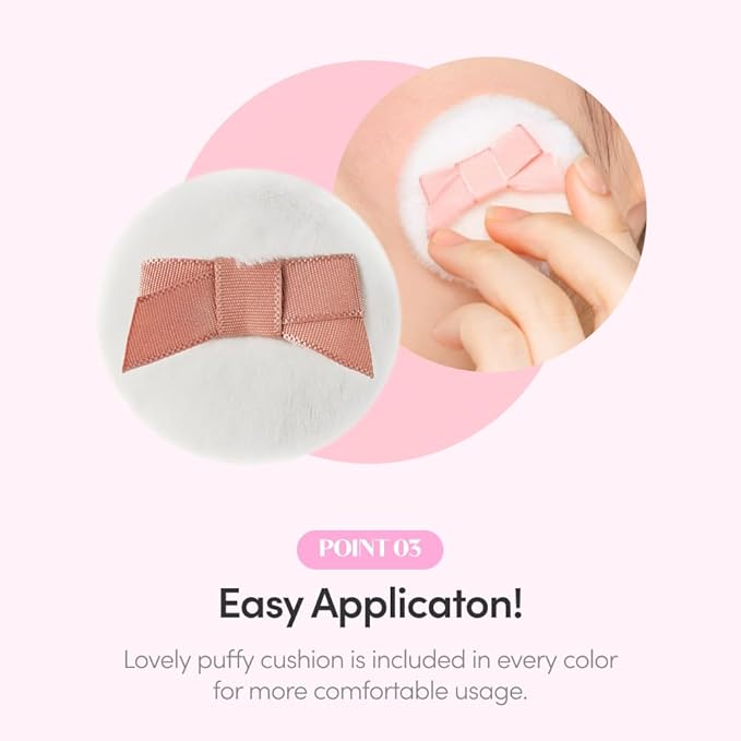 ETUDE Lovely Cookie Blusher #OR202 Sweet Coral Candy 4g | Glowing & Natural Powder Blush with Long-Lasting Sebum Control | Easy Application | Puffy Cushion for a Lovely Makeup Look-VivaGrace Women