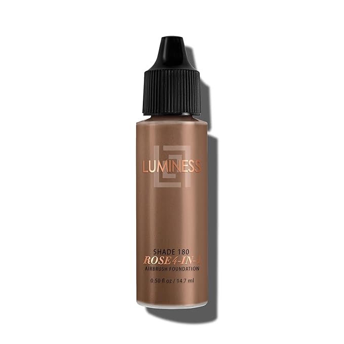 LUMINESS Rose 4-in-1 Airbrush Foundation - Shade 180, 0.50 oz-VivaGrace Women