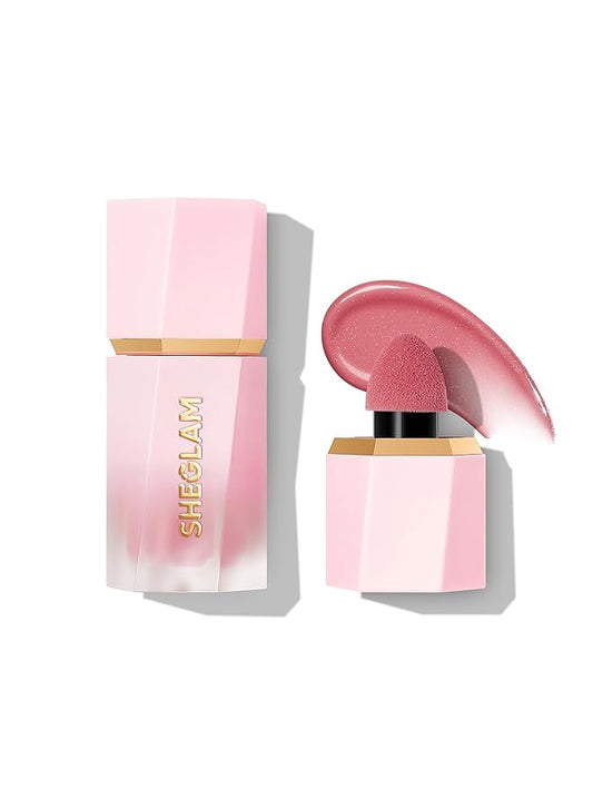 SHEGLAM Color Bloom Dayglow Liquid Blush Makeup for Cheeks Shimmer Finish - Love Cake-VivaGrace Women