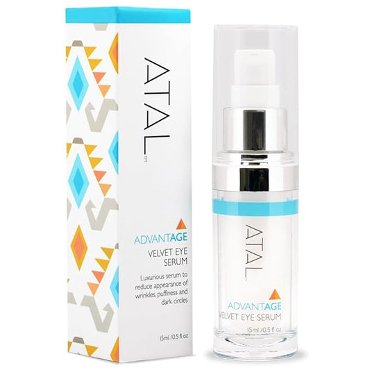 – Advantage Velvet Eye Serum, Reduce Eye Puffiness, Dark Circles, Anti Aging Eye Cream, Firms, Hydrated, Haloxyl, Eyeliss, Matrixyl 3000, Hyaluronic Acid, Non Greasy, Fragrance Free (0.5 oz.)-VivaGrace Women