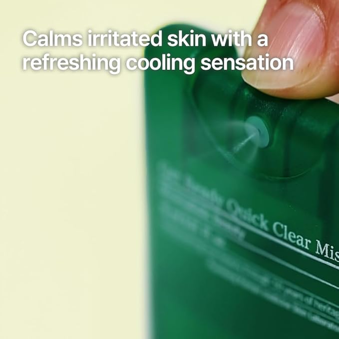 Pyunkang Yul PKY Ultimate Get Ready Quick Clear Mist for Sensitive Skin, Intensely Calms & Soothes Redness with Cica & Tea Tree, Compact size, Korean Skincare (0.51 Fl. oz, 15ml)-VivaGrace Women