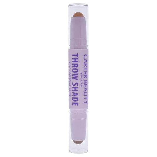 Carter Beauty By Marissa Carter Throw Shade Duo Contour Stick- Adds Definition To The Face - Conceals And Corrects The Complexion - Easily Blendable - Cruelty-Free - Medium - 0.08 Oz-VivaGrace Women