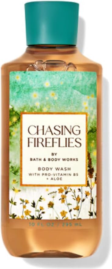 Bath & Body Works - 3 Piece Bundle - Spray - Body Cream - Shower Gel - Full Size and Gift Bag HELLO GORGEOUS (Chasing Fireflies)-VivaGrace Women