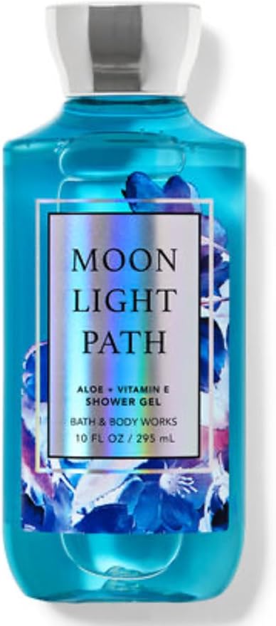 Bath & Body Works - 3 Piece Bundle - Spray - Body Cream - Shower Gel - Full Size and Gift Bag HELLO GORGEOUS (Moonlight Path)-VivaGrace Women
