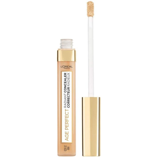 L'Oreal Paris Age Perfect Radiant Concealer with Hydrating Serum and Glycerin, Natural Beige-VivaGrace Women