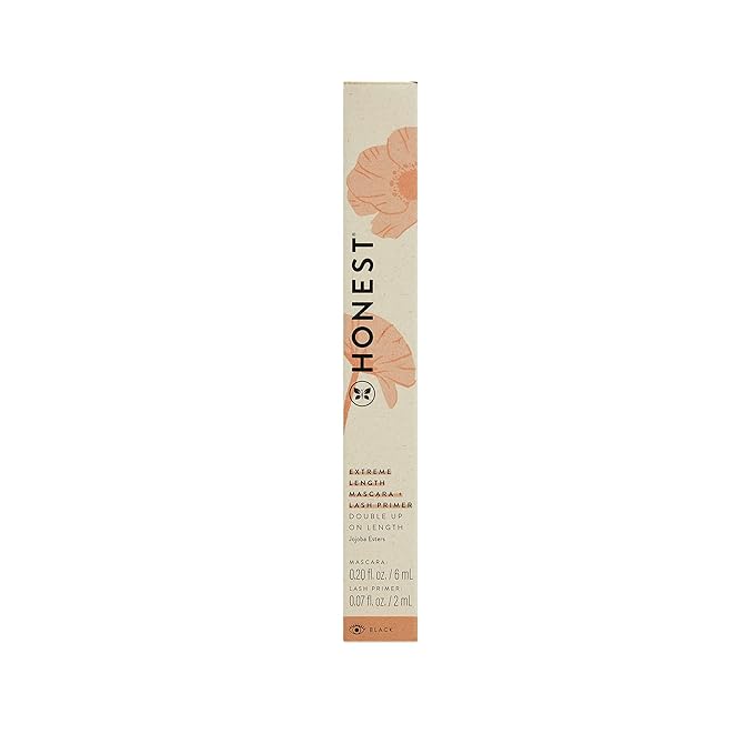Honest Beauty Extreme Length Volumizing Clean Mascara + Honest Lavender Foaming Bubble Bath Bundle | Naturally Derived + Cruelty Free | 0.27 fl oz, 12 fl oz-VivaGrace Women