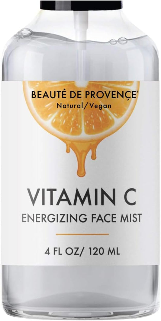 Vitamin-C Face Mist & Setting Spray for All Skin Types - Hyaluronic Acid, Aloe Vera & Rose Water - Skin Brightening, Anti-Aging, Moisturizing, Pore Minimizing - 4 Fl Oz-VivaGrace Women
