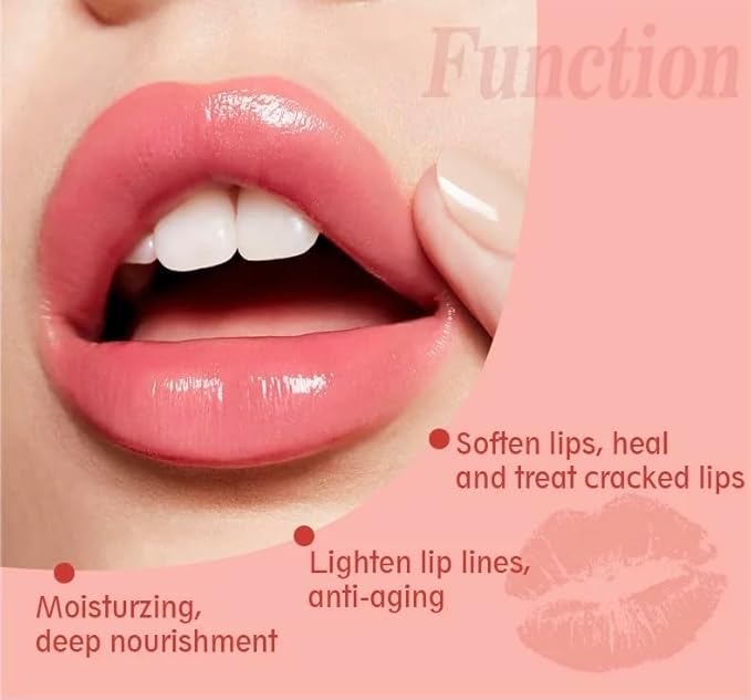 Lip Balm Soft and Smoothie Rose Lip Serum Better Treatment For your Lips Restore Hydrate & Dry Chapped-VivaGrace Women
