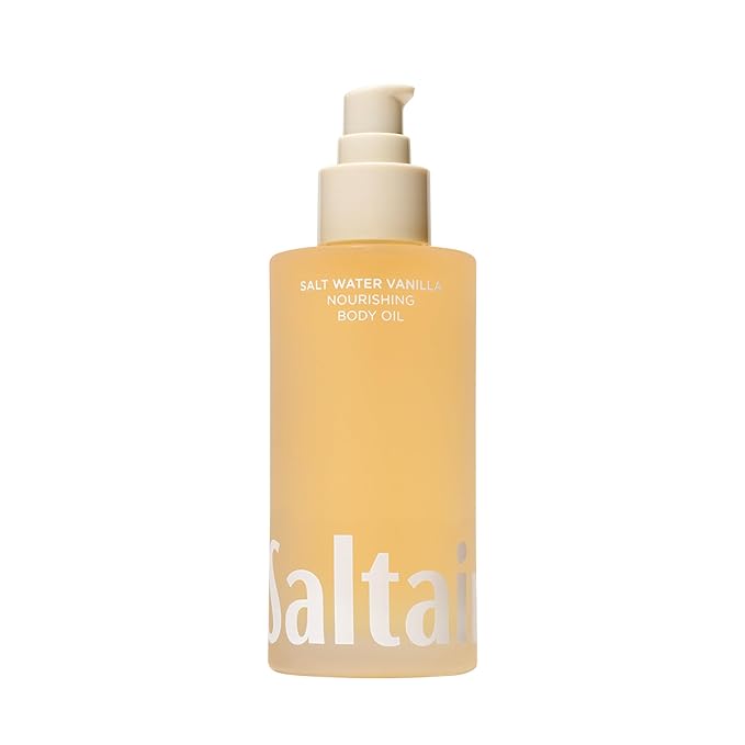Saltair Body Oil. Luxurious Salt Water Vanilla After Shower and Bath Oil Moisturizer for Women and Men. Botanical, Non-Greasy, and Well-Absorbing Lotion for Hydrating Dry Skin. 4oz Pump Bottle-VivaGrace Women