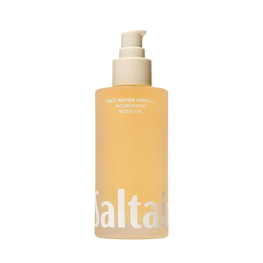 Saltair Body Oil. Luxurious Salt Water Vanilla After Shower and Bath Oil Moisturizer for Women and Men. Botanical, Non-Greasy, and Well-Absorbing Lotion for Hydrating Dry Skin. 4oz Pump Bottle-VivaGrace Women