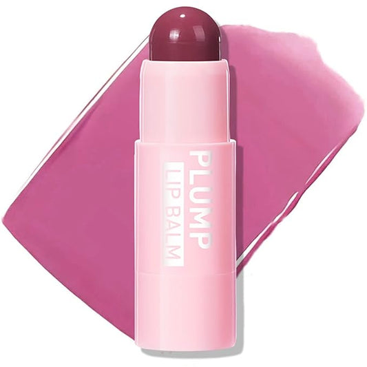 Plumping Lip Balm - Tinted Lip Balm Plumper - Enhancing & Hydrating Lip Moisturizer Fade Lip Lines Lip Care 0.17Oz/4.8g - 01 MAUVE WHIP-VivaGrace Women