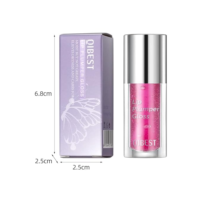Plumping Lip Oil,Tinted for Lip Care Moisturizing lip oil,Long Lasting Nourishing Non-sticky (#1)-VivaGrace Women
