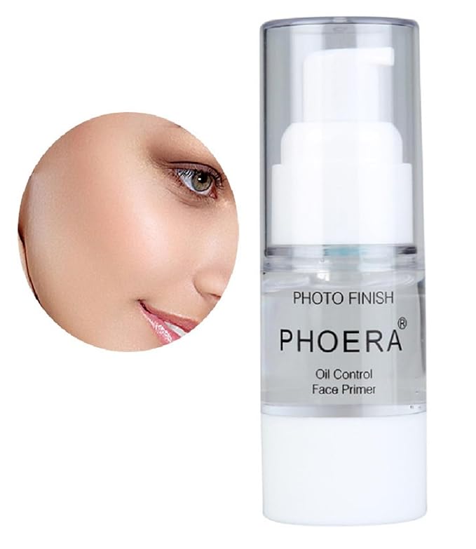PHOERA Primer,Pro Makeup Primer,Long Lasting Hydrating Smoothing Isolated Moisturizing Oil Free Effect Make Up Base Matte Face Foundation Primer(Travel Size 6 ML)-VivaGrace Women
