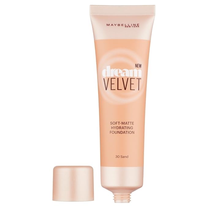Maybelline New York Dream Velvet Foundation 30 Sand-VivaGrace Women