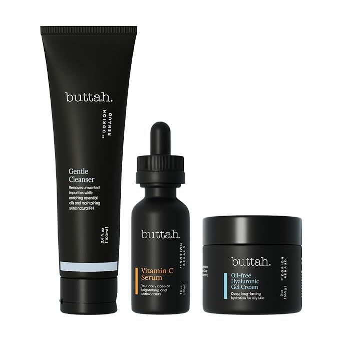 Buttah Skin by Dorion Renaud Oil-Free Hyaluronic Gel Cream 2oz - Daily Moisturizer - Hyaluronic Acid for Deep Hydration - AM & PM Moisturizer - Naturally Based Skin Care - Black-Owned Skincare-VivaGrace Women