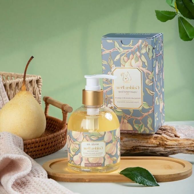 Liquid Hand Soap with Gift Box - Golden Pear - 260ml/ 8.7 fl.oz