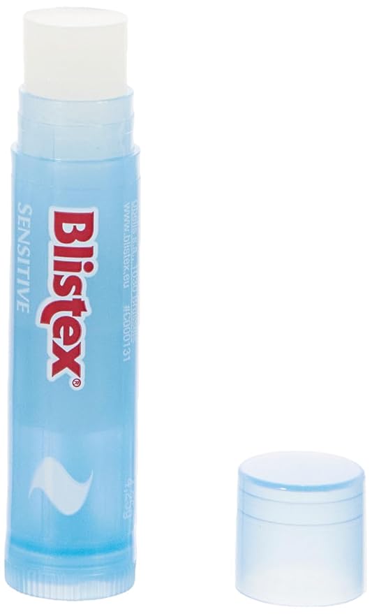 Blistex Simple & Sensitive Lip Balm, 0.15 Ounce Tube – Hypo-Allergenic Unflavored Lip Balm, Gentle Lip Moisturizer For Dry Lips, Contains Shea & Cocoa Butter-VivaGrace Women