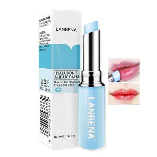 LANBENA Hyaluronic Acid Lip Balm Moisturizing Lips Long-Lasting Protection Nourishing Lip Care (1.8g / 0.06 fl oz)-VivaGrace Women
