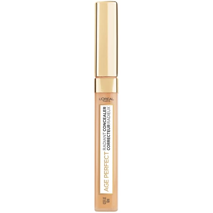 L'Oreal Paris Age Perfect Radiant Concealer with Hydrating Serum and Glycerin, Natural Beige-VivaGrace Women
