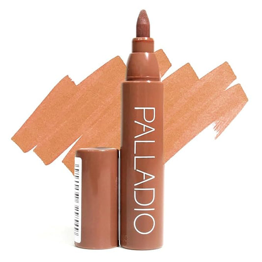 Palladio Lip Stain, Hydrating and Waterproof Formula, Matte Color Look, Longlasting All Day Wear Lip Color, Smudge Proof Natural Finish, Precise Chisel Tip Marker, Nude-VivaGrace Women