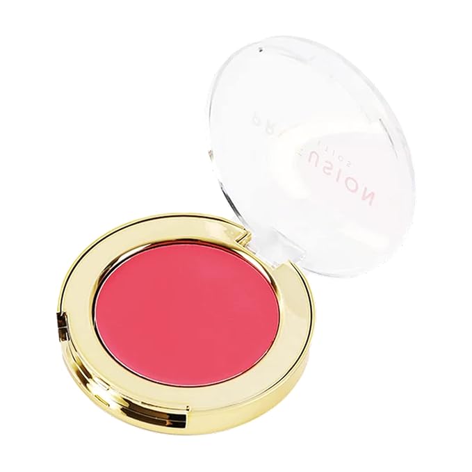 Profusion Cosmetics Cream Blush- Lightweight, Easy-Blend Creamy Texture, Soft, Natural Satin Finish Creating a Natural and Charming Makeup (Hibiscus, 1)-VivaGrace Women