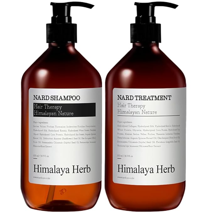 NARD Shampoo and Conditioner Set - Scalp Vitality, Soft Cleansing(Containing Argan Olive Jojoba Macadamia Sunflower Oil, Protein, and Amino Acids) - 33.8 oz Mother's day gift for mom-VivaGrace Women