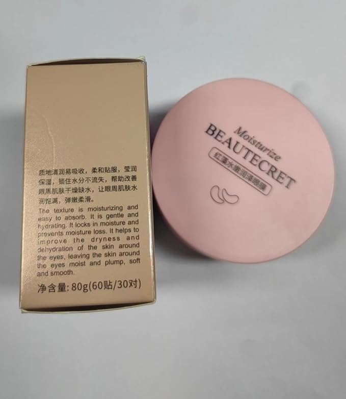 Under Eye Patches for Puffy Eyes & Dark Circles Treatments- 30 Pairs - Moisturizing Eye Mask for Reducing Fine Line,Hydrating Under Eye Pads,Improve Smooth Wrinkles and Under Eye Bags(Pink)-VivaGrace Women