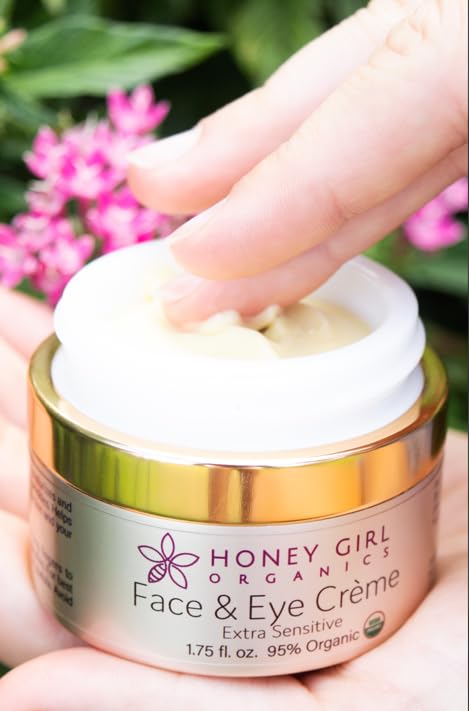 Honey Girl Organics Extra Sensitive Face and Eye Creme, 1.75 Fluid Ounce-VivaGrace Women